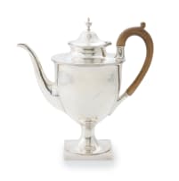 An Edward VII silver coffee pot, James Dixon & Sons Ltd, 1902