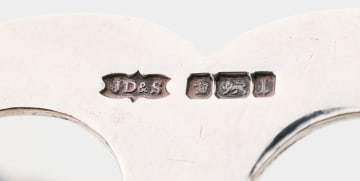 An Edward VII silver toast rack, James Dixon & Sons Ltd, 1903