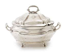 An Edward VII silver tureen and cover, Charles Stuart Harris, London, 1903