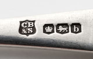 A George III silver Fiddle pattern sauce ladle, George Day, London, 1814