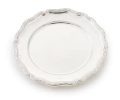 Six Swedish silver underplates, J P Forssberg, 1916