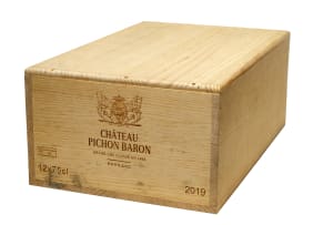 Pichon Baron; Pauillac; 2019; 12 (1 x 12); 750ml