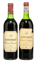 Kanonkop; Cabernet Sauvignon; 1982, 1986; 2 (1 x 2); 750ml
