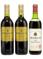 Meerlust; Cabernet Sauvignon, Merlot; 1983, 1989; 3 (1 x 3); 750ml