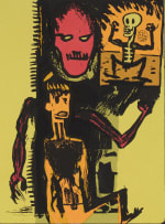 Conrad Botes; Untitled (Figures and Laughing Skeleton)