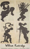 William Kentridge; Annandale Galleries, poster