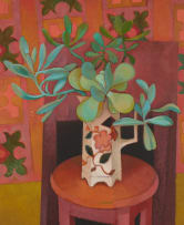 Bronwen (Jinny) Heath; Leaves in the Cezanne Jug