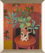 Bronwen (Jinny) Heath; Leaves in the Cezanne Jug