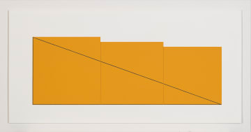 Robert Mangold; Multiple Panel Paintings 1973-1976 C (RM12), nine