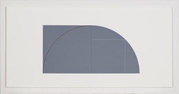 Robert Mangold; Multiple Panel Paintings 1973-1976 C (RM12), nine
