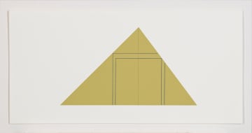 Robert Mangold; Multiple Panel Paintings 1973-1976 C (RM12), nine