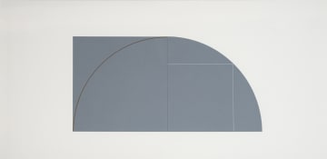 Robert Mangold; Multiple Panel Paintings 1973-1976 C (RM12), nine