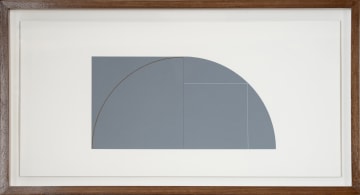 Robert Mangold; Multiple Panel Paintings 1973-1976 C (RM12), nine