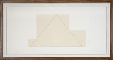 Robert Mangold; Multiple Panel Paintings 1973-1976 C (RM12), nine