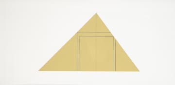 Robert Mangold; Multiple Panel Paintings 1973-1976 C (RM12), nine