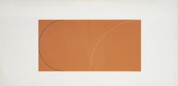 Robert Mangold; Multiple Panel Paintings 1973-1976 C (RM12), nine