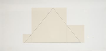 Robert Mangold; Multiple Panel Paintings 1973-1976 C (RM12), nine
