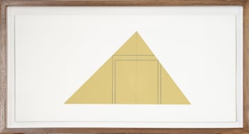 Robert Mangold; Multiple Panel Paintings 1973-1976 C (RM12), nine