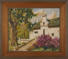 Sydney Carter; Steps up to a Cape Dutch House