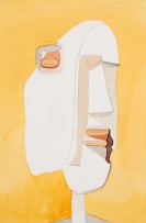 Sidney Goldblatt; Abstracted Head with Yellow