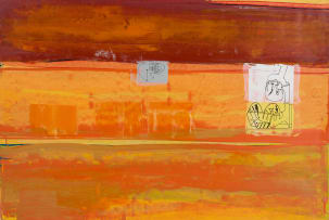 Sidney Goldblatt; Abstract Composition with Orange