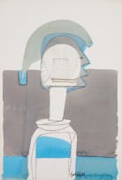 Sidney Goldblatt; Abstract Figure in Profile