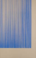 Morné Visagie; To Join the River of Hours, the Sea of Years (Cobalt), diptych