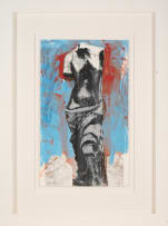 Jim Dine; The Red, White and Blue Venus for Mondale (D'Oench and Feinberg 182)