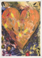 Jim Dine; From the 9 Hearts from Nicolai Strasse series