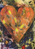 Jim Dine; From the 9 Hearts from Nicolai Strasse series