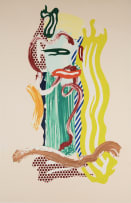 Roy Lichtenstein; Portrait, from the Brushstroke Figures series (Corlett 229) (RLCR 3800)