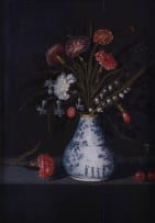 Dutch School, 17th Century; Flowers in a Vase