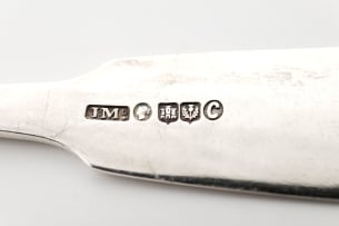 A Victorian silver Fiddle pattern serving ladle, Goldsmith Alliance Ltd, 1873