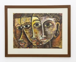 Geoffrey Mukasa; Untitled (Faces)