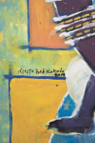 Kizito Fred Kakinda; Untitled (Figures with Child and Flower)