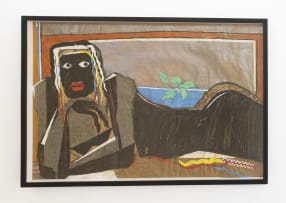Geoffrey Mukasa; Untitled (Reclining Figure)