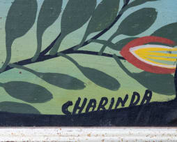 Mohamed Charinda; Untitled (Composition with Crab, Fish and Birds)