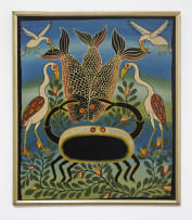 Mohamed Charinda; Untitled (Composition with Crab, Fish and Birds)
