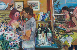 David Abercrombie Donaldson; Cafe Scene