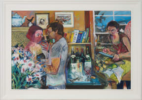 David Abercrombie Donaldson; Cafe Scene