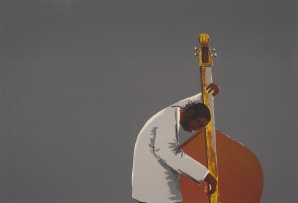 Sam Nhlengethwa; Inspired by Ron Carter