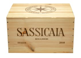 Tenuta San Guido; Sassicaia; 2018; 6 (1 x 6); 750ml