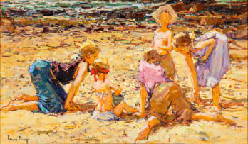 Adriaan Boshoff; Beach Scene