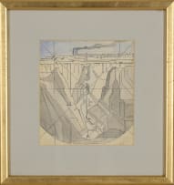 Jacob Hendrik Pierneef; Studies for the Johannesburg Station Panels: Louis Trichardt; Mont-aux-Sources; Premier Mine; Waterval Boven, four