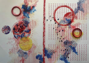 Vanessa Majoro; Mangolo a Maletsatsi (Diptych)