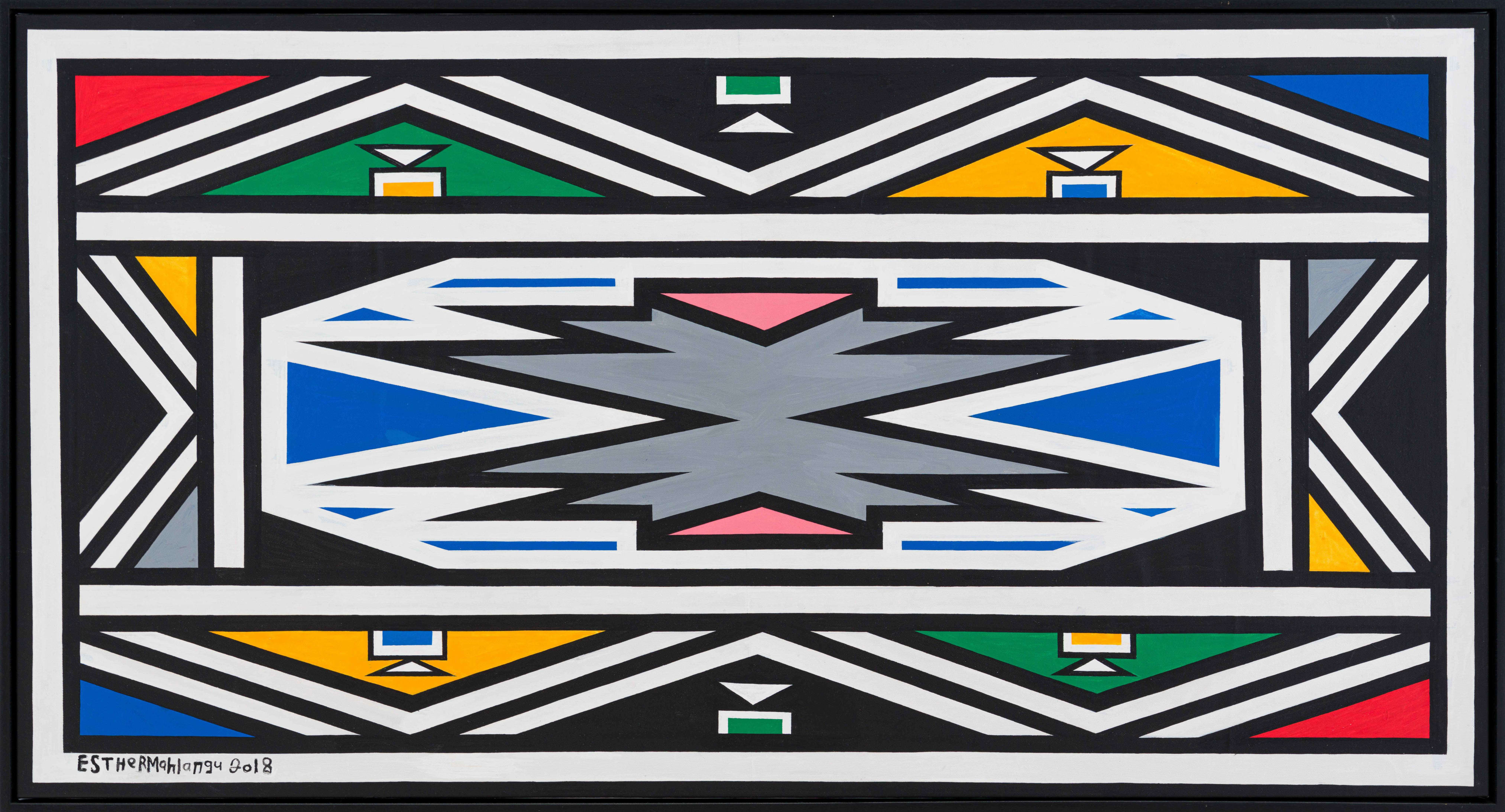 Ndebele Design III By Esther Mahlangu Strauss Co