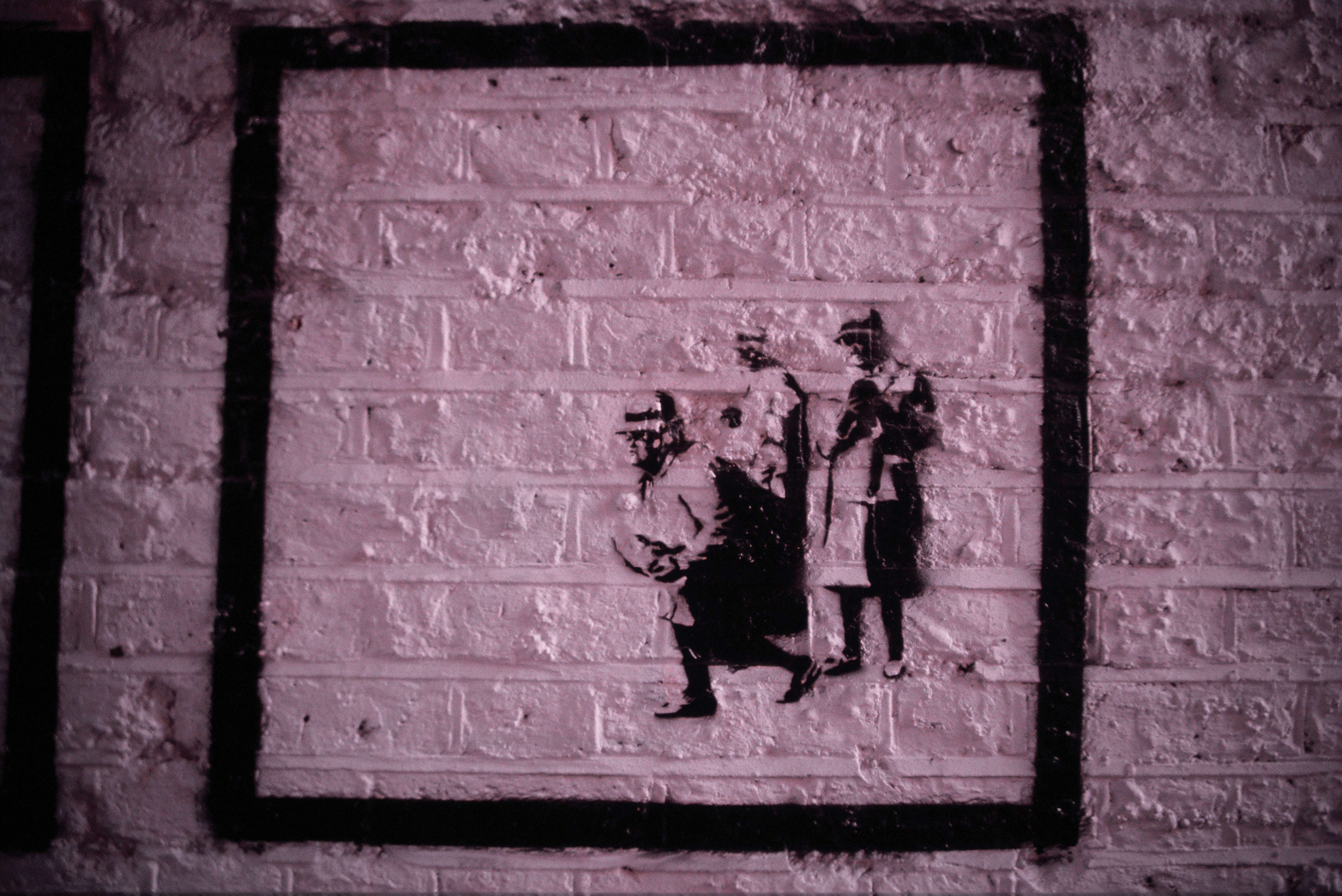 Banging Your Head Against a Brick Wall by Banksy Strauss & Co