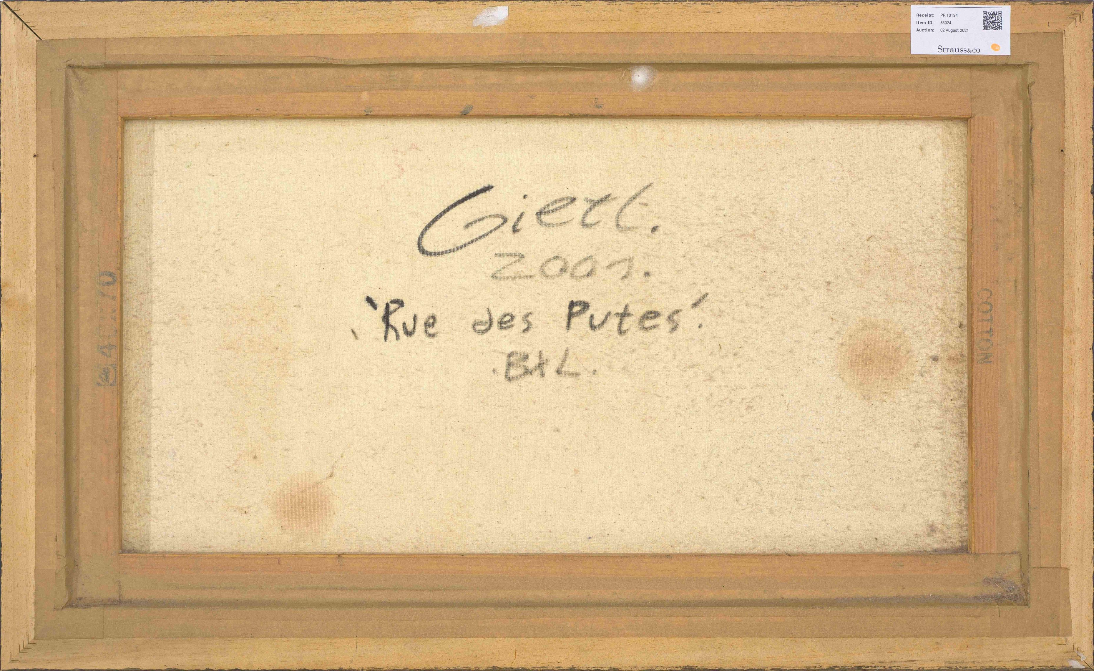 Rue des Putes by Karl Gietl | Strauss &amp; Co