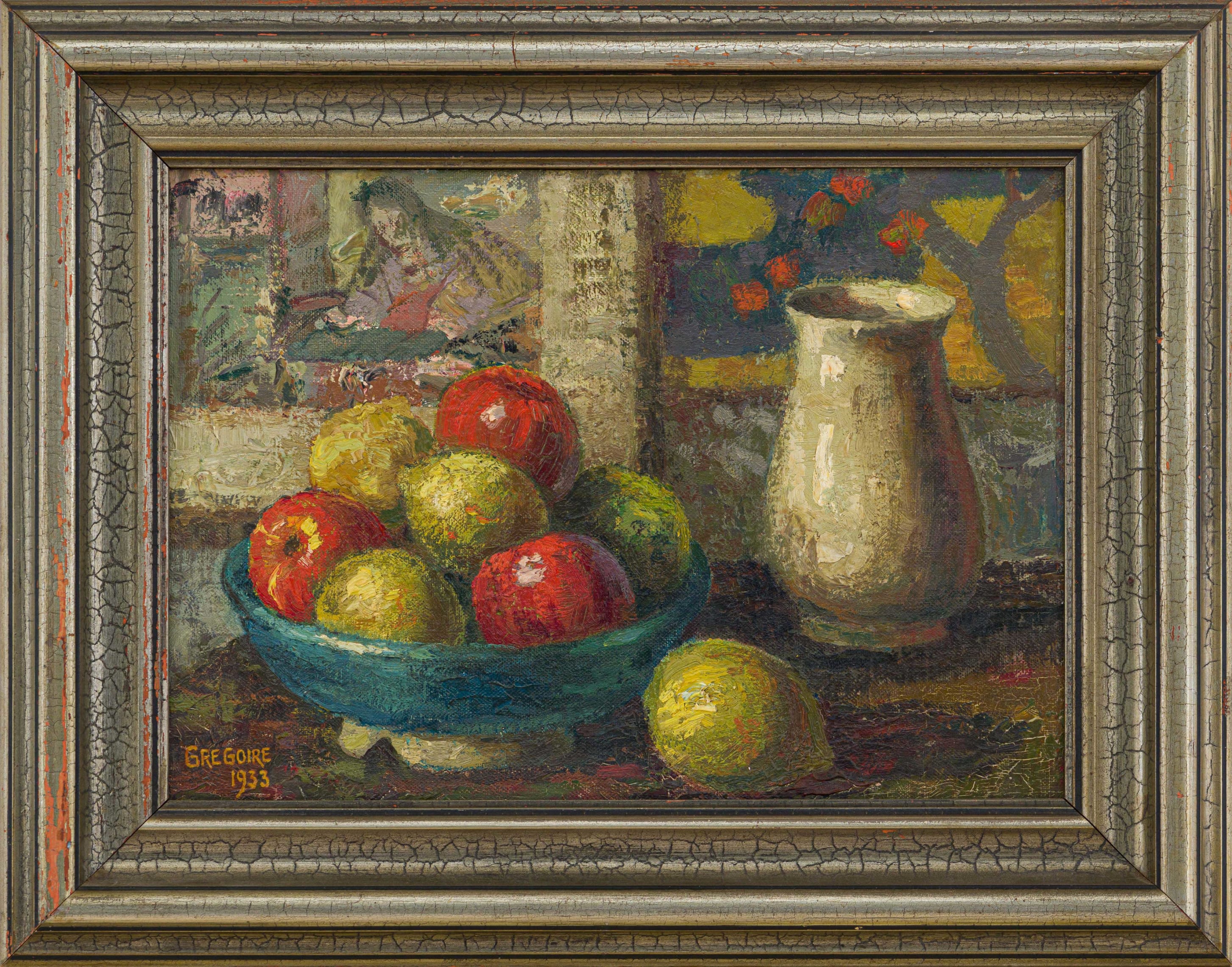 Still Life with Apples and Vase by Gregoire Boonzaier | Strauss & Co