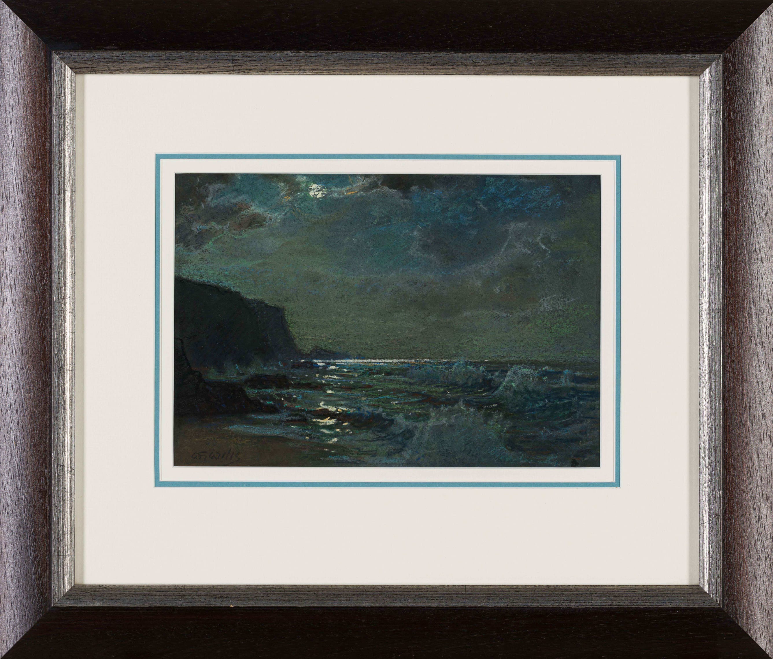 Moonlit Seascape by Walter Gilbert Wiles | Strauss & Co